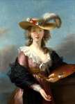 Elizabeth Louise Vigee Le Brun - Self Portrait in a Straw Hat